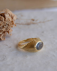 Leily Ring * Labradorite * Gold Plated 18k * BJR344