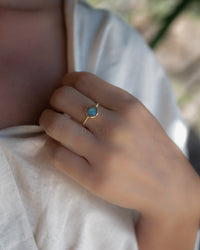 Tessy Ring * Labradorite * Gold Plated 18k * BJR333