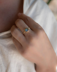 Tessy Ring * Labradorite * Gold Plated 18k * BJR333