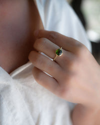 Tessy Ring * Peridot hydro * Gold Plated * BJR336
