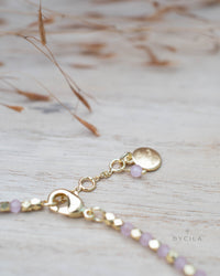 Clarisee Bracelet * Rose Quartz * Gold Plated * BJB076