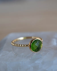 Tessy Ring * Peridot hydro * Gold Plated * BJR336