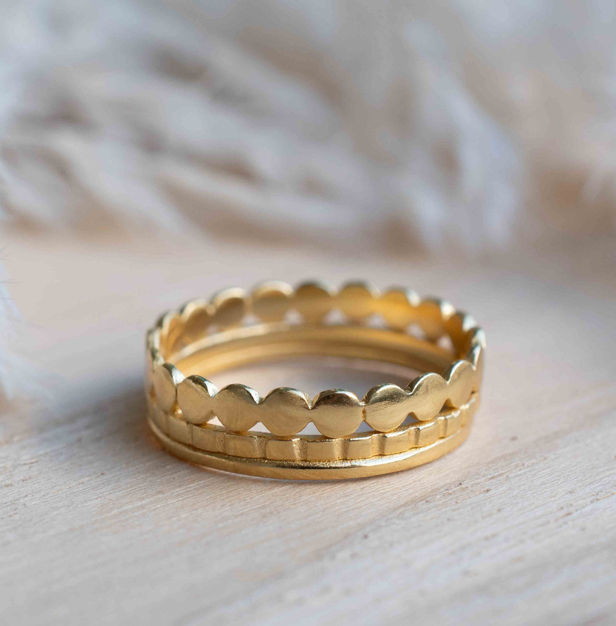 Gold Plated Ring * 18k Gold Plated Plan Ring * Stackable Ring * handmade *Boho * minimalist BJR186