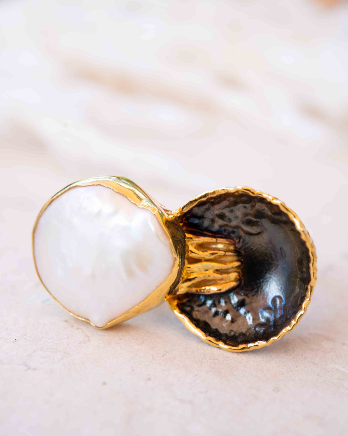 Pearl Ring * Fresh Water Pearl * Sterling Silver 925 *SBJR052