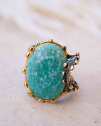 Sanem Ring * Amazonite * Sterling Silver 925 *SBJR054