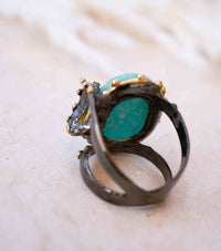 Sanem Ring * Amazonite * Sterling Silver 925 *SBJR054