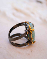 Sanem Ring * Amazonite * Sterling Silver 925 *SBJR054