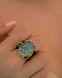 Sanem Ring * Amazonite * Sterling Silver 925 *SBJR054