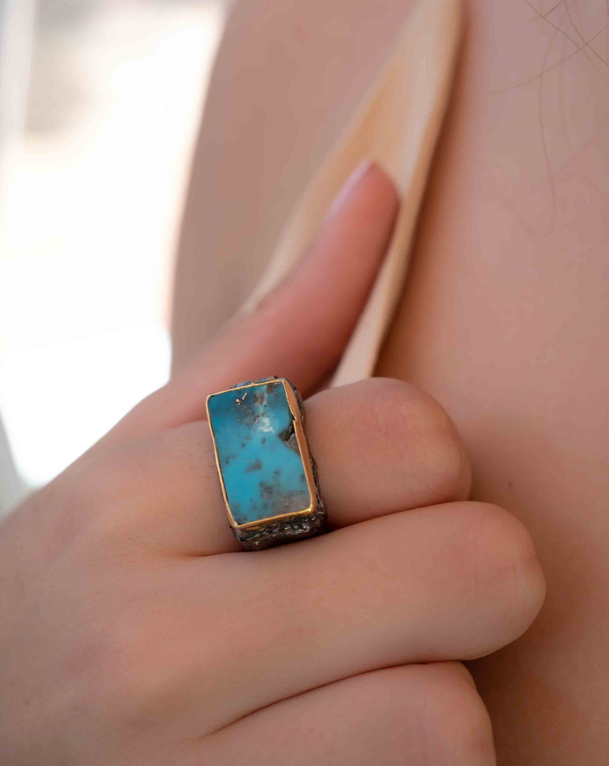 Pinar Ring * Turquoise * Sterling Silver 925 *SBJR053