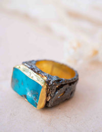Pinar Ring * Turquoise * Sterling Silver 925 *SBJR053