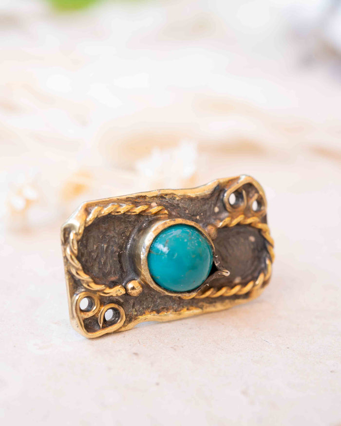Linie Ring * Turquoise * Sterling Silver 925 *SBJR060