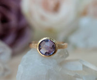 Leticia Ring * Amethyst hydro * Gold Plated 18k * SBJR121