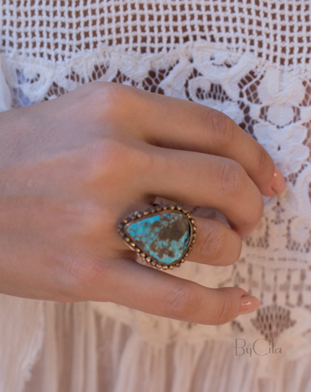 Terissa Ring * Turquoise * Sterling Silver 925 * SBJR002