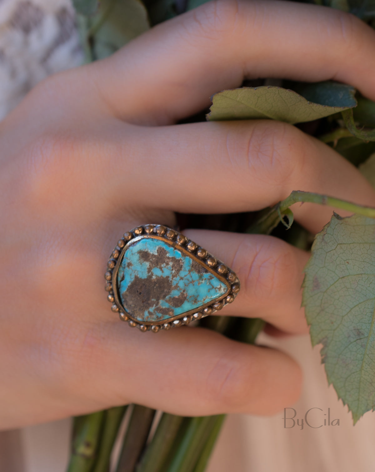 Terissa Ring * Turquoise * Sterling Silver 925 * SBJR002