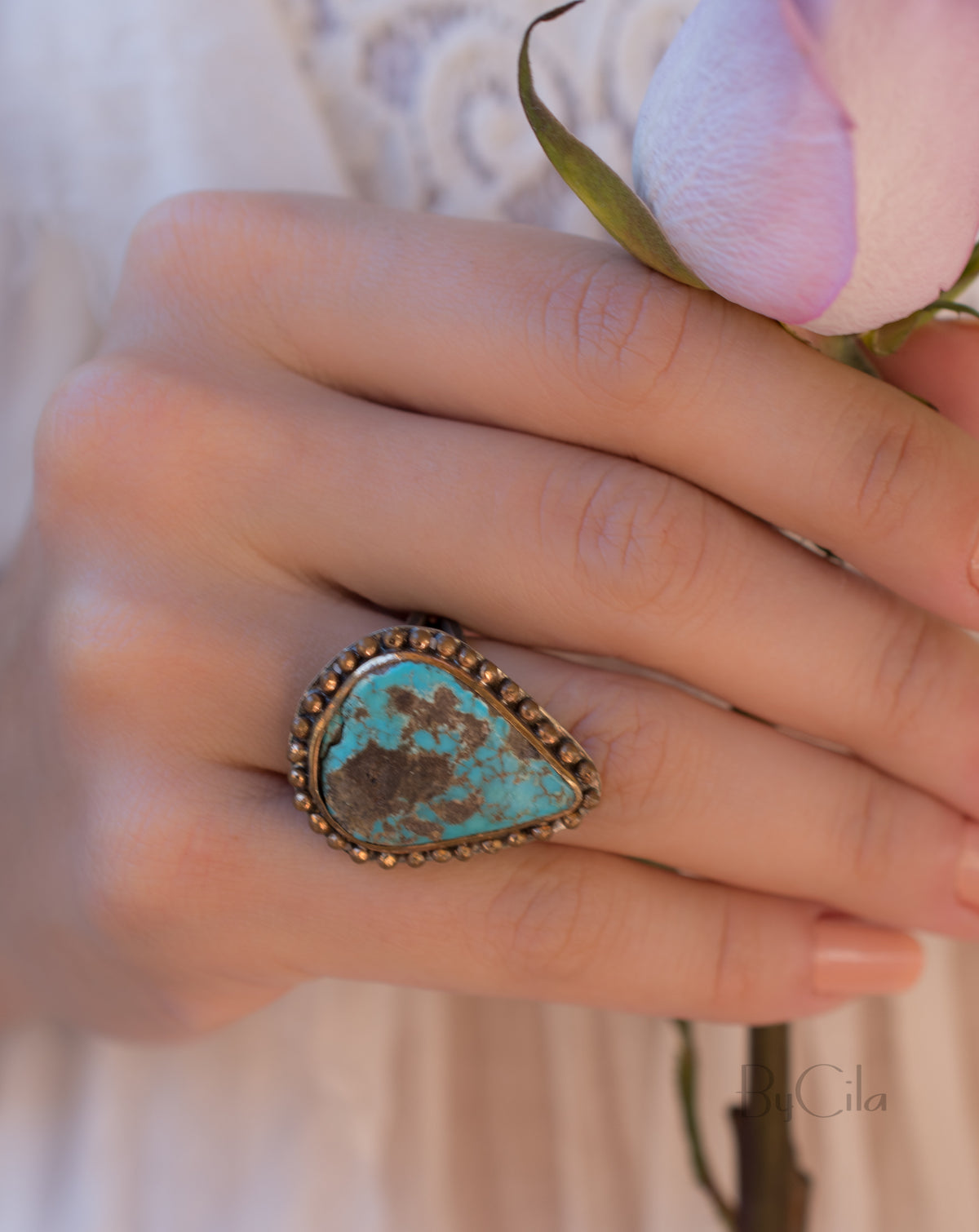 Terissa Ring * Turquoise * Sterling Silver 925 * SBJR002