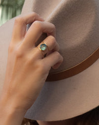 Labradorite Ring * Gold Ring * Statement Ring * Gemstone Ring * Labradorite * Bridal Ring * Wedding Ring * Organic Ring * Natural * BJR004