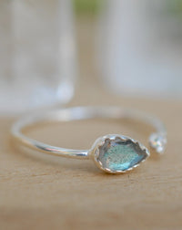 Labradorite Ring *Adjustable Sterling Silver 925 * Statement*Gemstone * Wedding Bridesmaid *Boho *Bohemian *Handmade BJR039