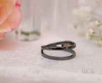 Labradorite Ring * Ruthenium plating * Labradorite *Genuine Gemstones * Handmade * Statement * Natural * Organic * Gift for her * BJR122