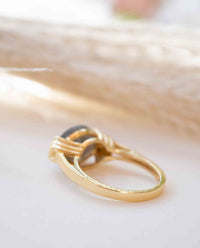 Labradorite Ring * Gold Plated Ring * Statement Ring *Gemstone Ring * Labradorite * Delicate Ring * Modern * BJR275