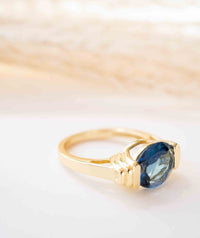 Iolite hydro Ring * 18k Gold Plated Ring * Statement Ring * handmade * Modern Ring * Boho BJR272