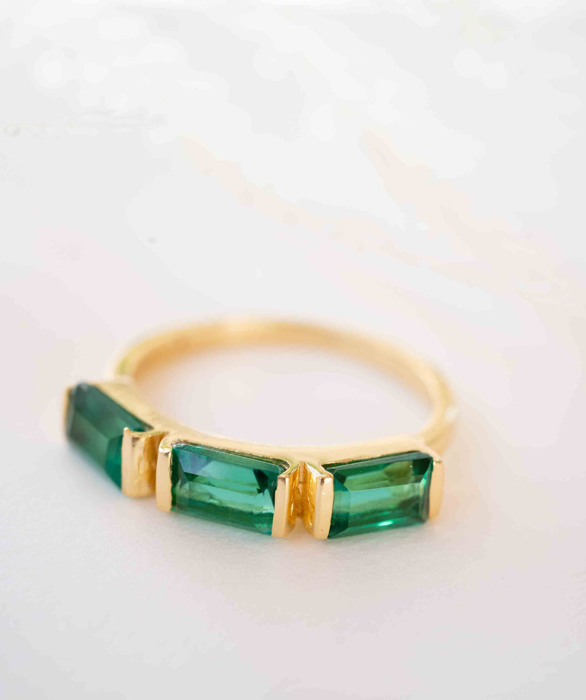 Green Tourmaline hydro Ring * 18k Gold Plated Ring * Statement Ring * handmade * Modern Ring * Boho * Stackable BJR271