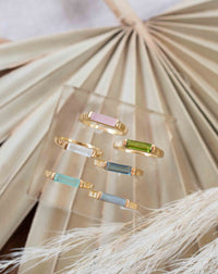 Iolite hydro Ring * Gold Plated 18k*Gold * Statement* Gemstone *Stackable*Natural* Handmade *Gift For Her * BJR281