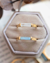 Moonstone Ring * Gold Plated 18k*Gold * Statement* Gemstone *Stackable*Natural* Handmade *Gift For Her*BJR283