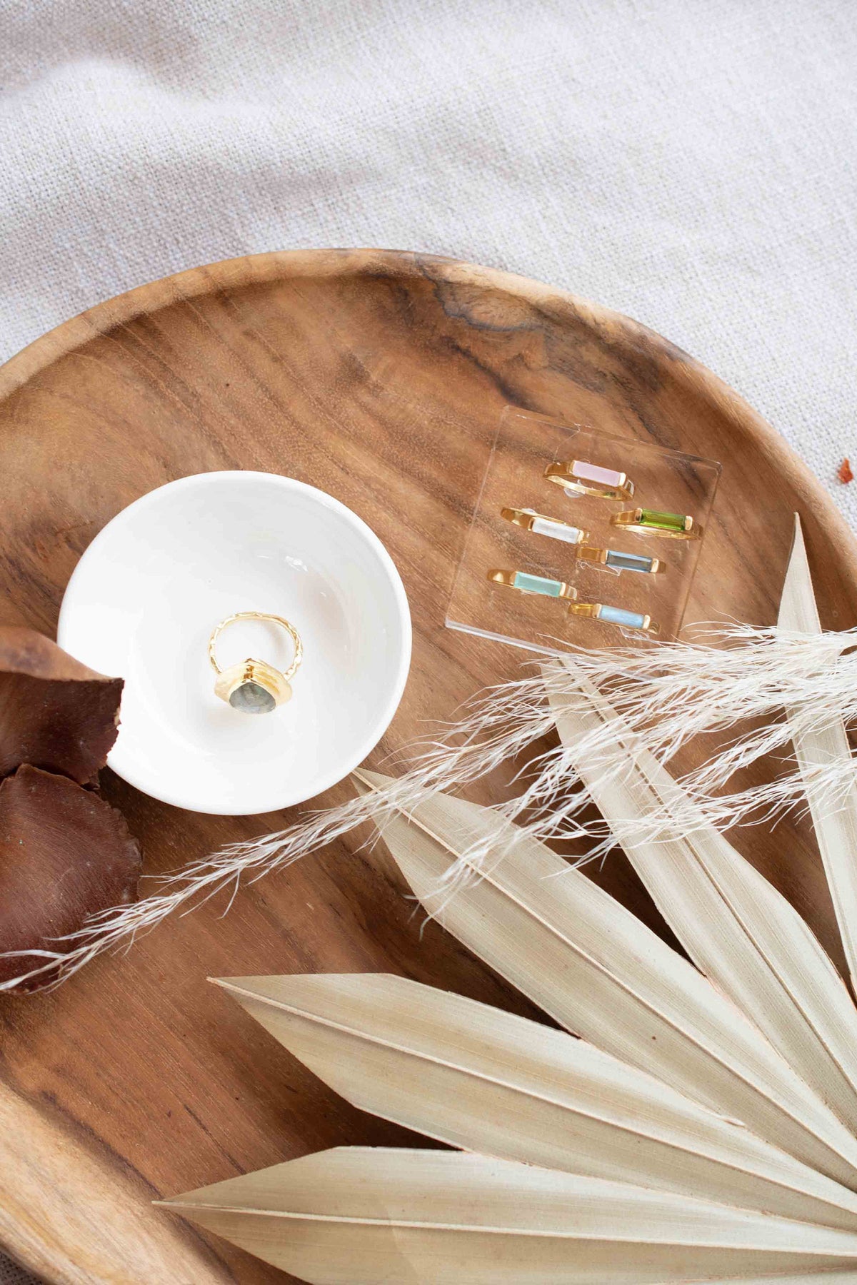 Labradorite Ring * Gold Plated 18k*Gold * Statement* Gemstone *Stackable*Natural* Handmade *Gift For Her * BJR280