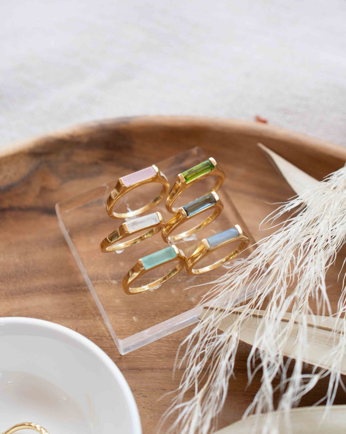 Iolite hydro Ring * Gold Plated 18k*Gold * Statement* Gemstone *Stackable*Natural* Handmade *Gift For Her * BJR281