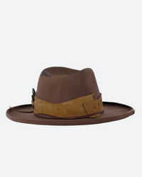 Crystacola Gemstone Fedora Hat * Australian Wool *BJH018