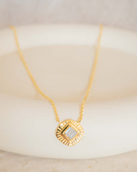 Analu Necklace * Moonstone * Gold Plated * BJN214