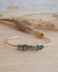 Frea Bracelet * Iolite hydro * Bracelet * Gold Plated * BJB049