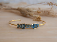 Frea Bracelet * Iolite hydro * Bracelet * Gold Plated * BJB049