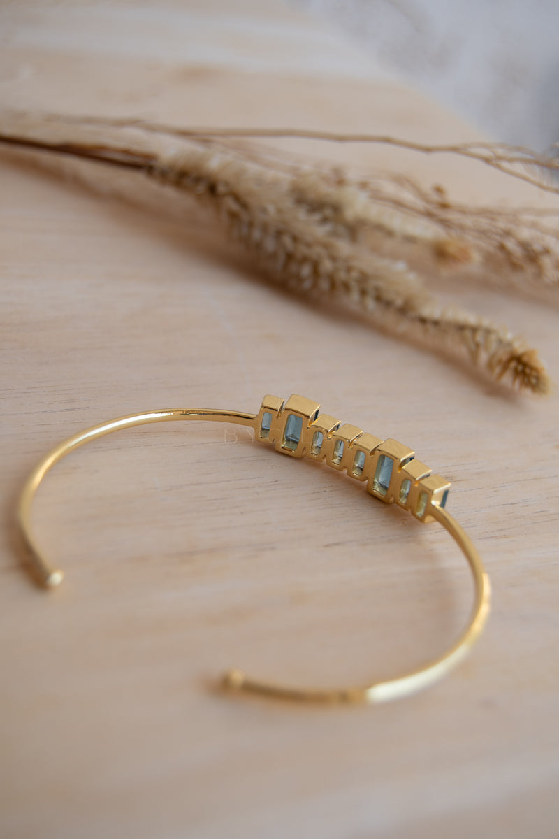 Frea Bracelet * Iolite hydro * Bracelet * Gold Plated * BJB049