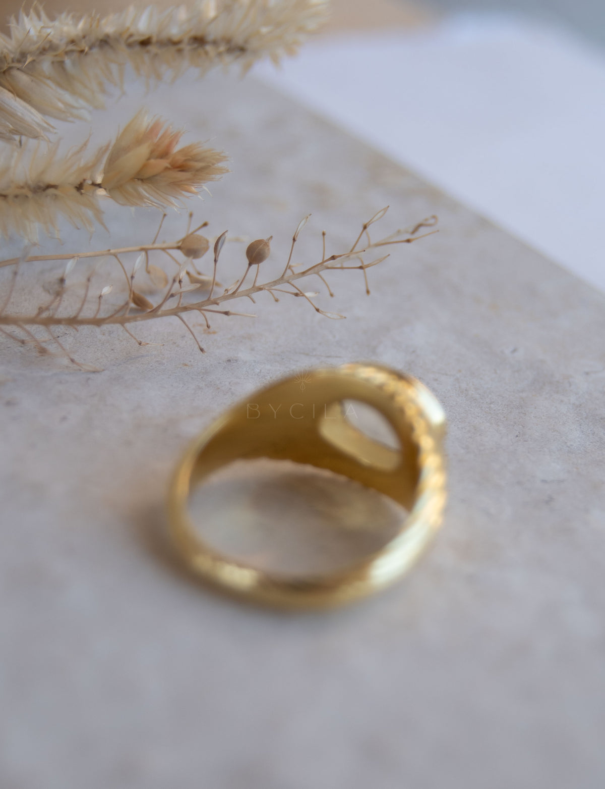 Leily Ring * Moonstone * Gold Plated 18k * BJR345