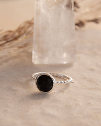 Tessy Ring * Black Onyx * Sterling Silver 925 * BJR352