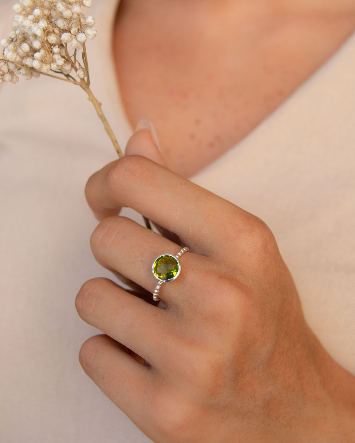 Tessy Ring * Peridot hydro * Sterling Silver 925 * BJR350