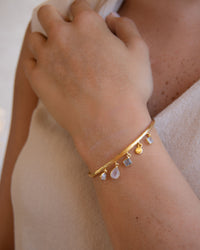 Emma Bracelet * Moonstone, Rose Quartz & Labradorite * Gold Plated * BJB026