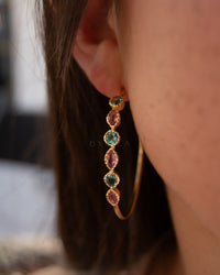 Kaia Earrings * Tourmaline Hydro * Gold Plated 18k  * BJE111