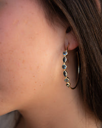 Kaia Earrings * Iolite Hydro * Gold Plated 18k  * BJE110