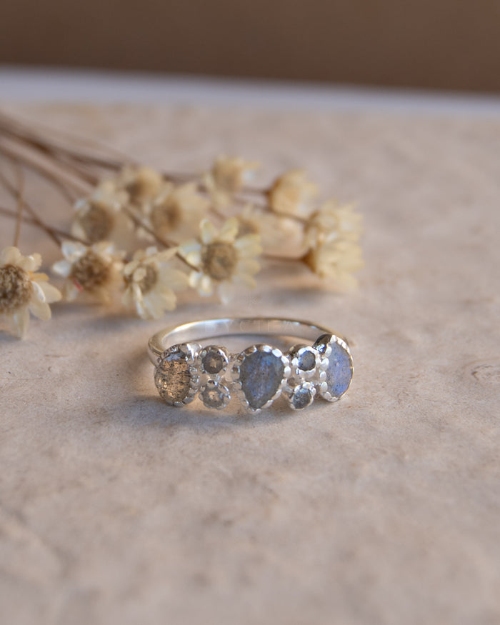 Maggie Ring * Labradorite * Sterling Silver 925 * BJR347