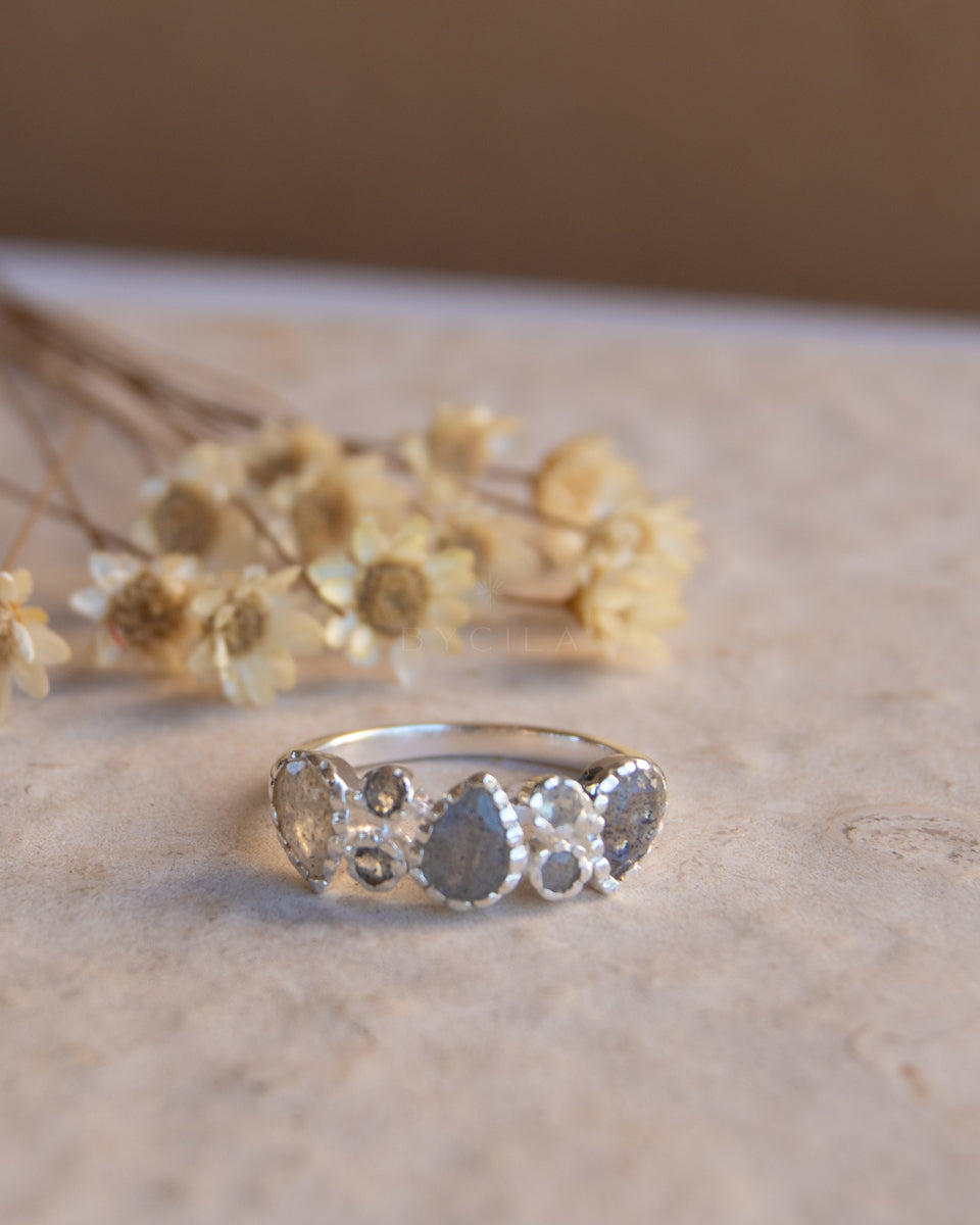 Maggie Ring * Labradorite * Sterling Silver 925 * BJR347