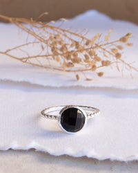 Tessy Ring * Black Onyx * Sterling Silver 925 * BJR352
