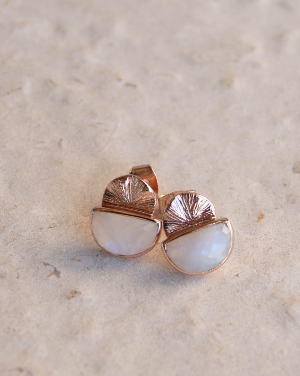 Bellinha Earrings * Moonstone * Gold Plated 18k, Sterling Silver 925 or Rose Gold Plated * BJE158