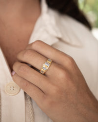 Loli Ring * Moonstone * Gold Plated 18k * BJR357