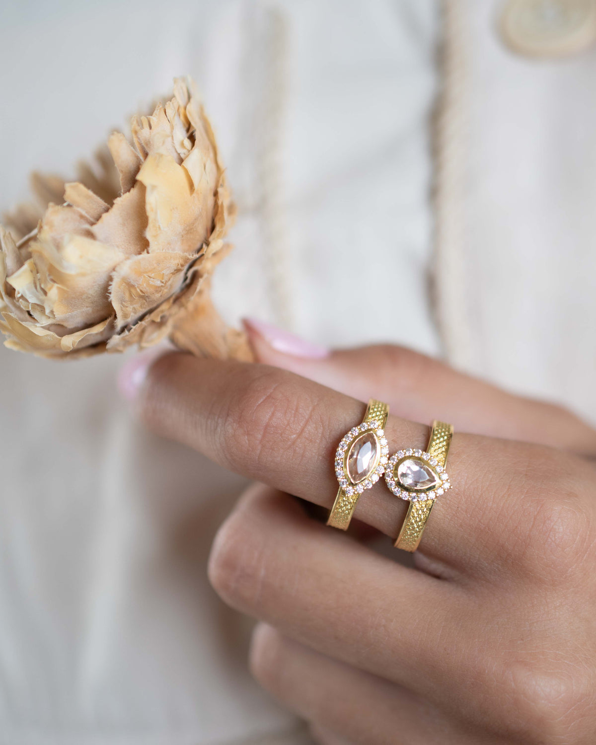 Analu Ring * Morganite hydro