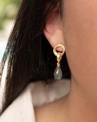 Joely Earrings * Labradorite * Gold Plated 18k * BJE198