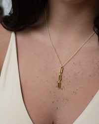 Eva Necklace * Peridot hydro * Gold Plated 18k * BJN189