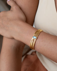 Connie Bracelet * Labradorite * Gold Plated * BJB081