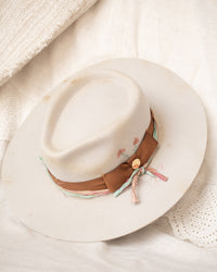 Daisy Flower Hat * Australian Wool * BJH042